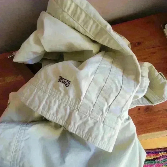 Snow Pants Ski Board Winter Gear by Swag Snowboarding Color Cream Size Medium - Picture 14 of 14